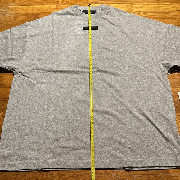 Essentials - Fear Of God - Oversized Crewneck Tee - Dark Heather Oatmeal - NEW - Picture 5 of 11